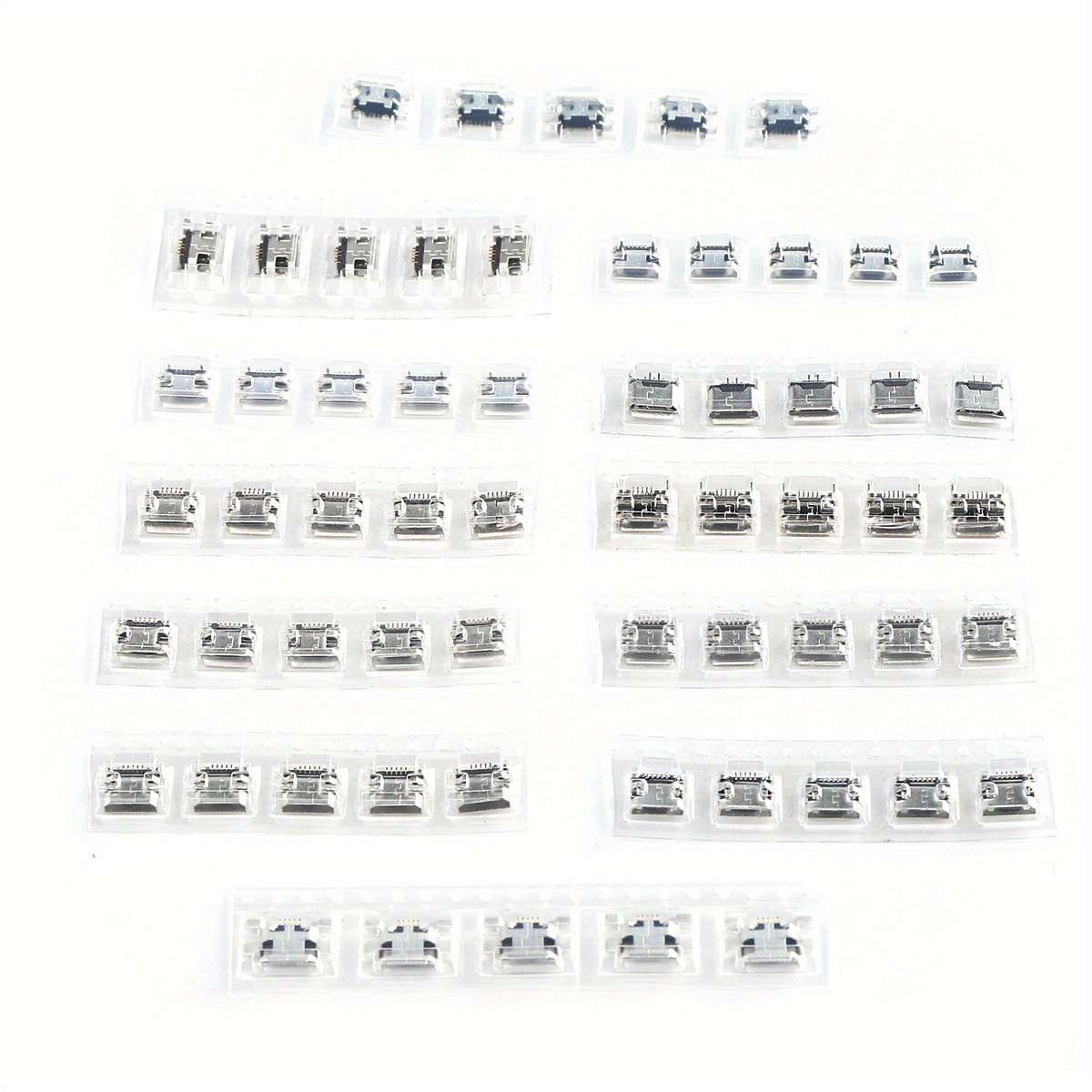 

60pcs Micro Kit With 12 Specifications - Metal Jack Plug Connectors For Phone & Computer Repair