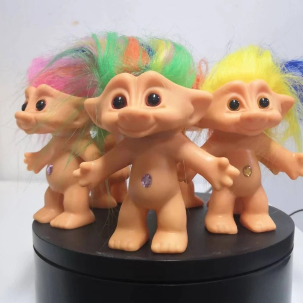 

Retro Troll Doll With Magic Hair - 3.93" Pvc Nostalgia Toy, , Party Decor & New Year's Gift