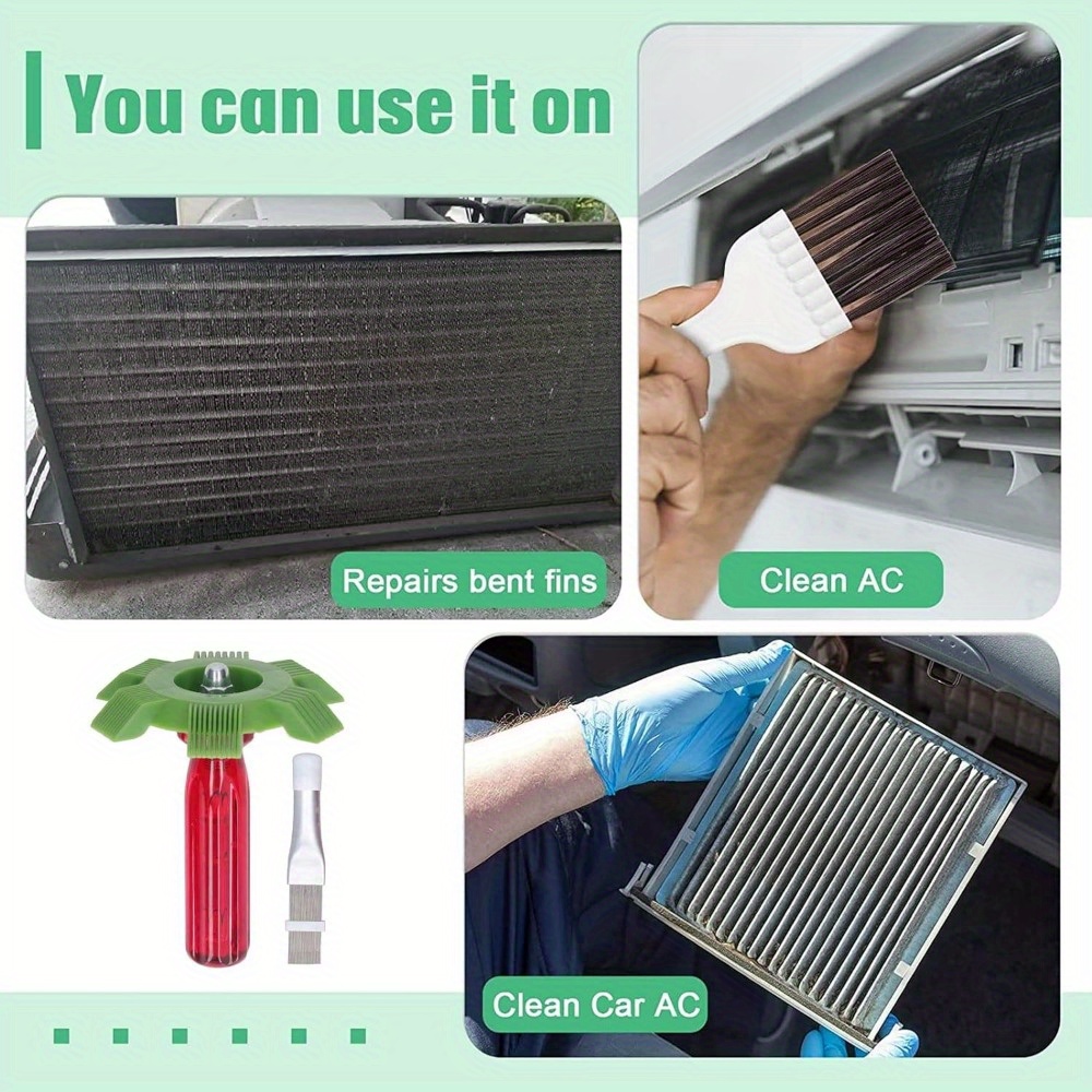 2pcs air conditioner condenser fin comb stainless steel ac