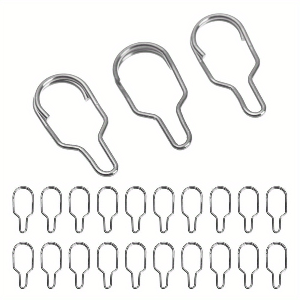 50pcs Pva Bag Clips For Carp Fishing - Durable Plastic, Ideal For Hair Rig & Method Feeder Tackle