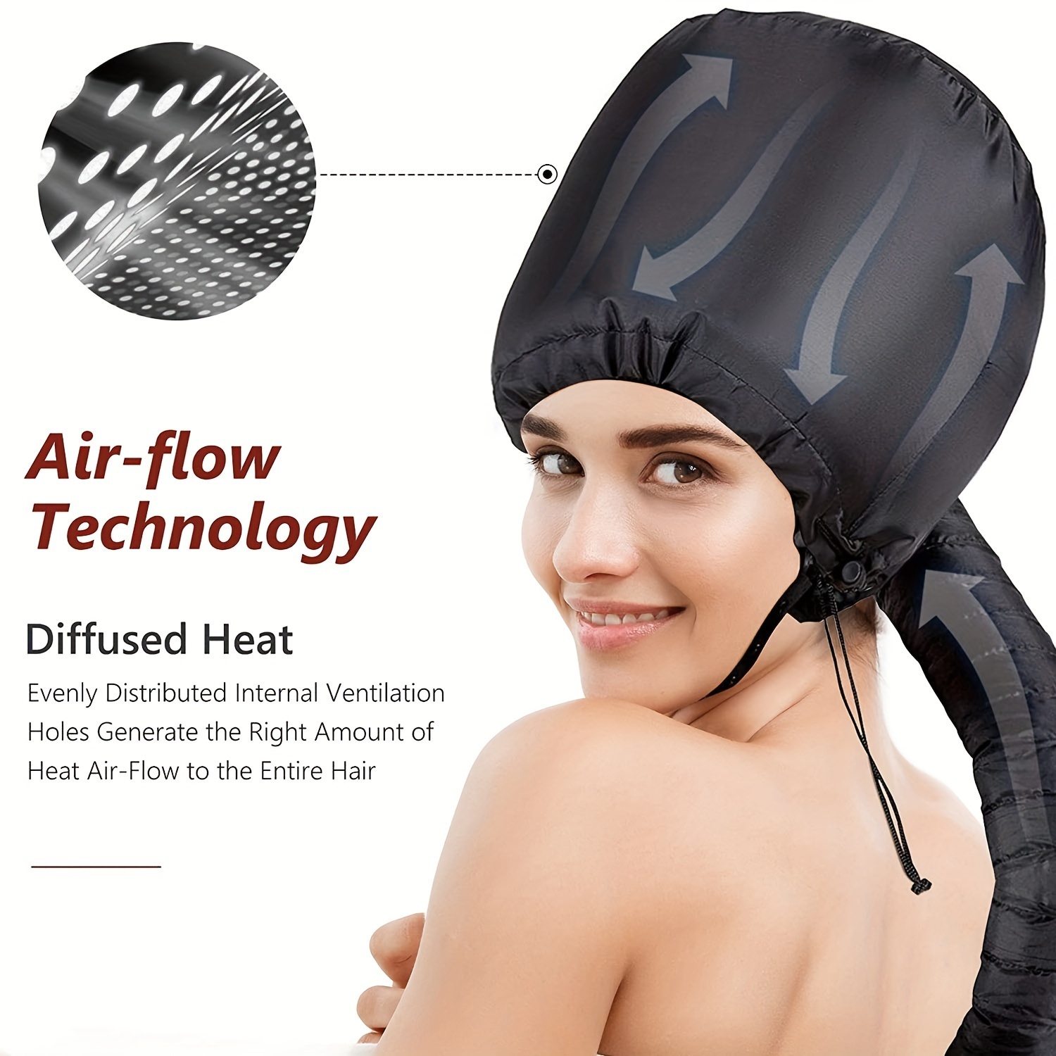 Portable hair dryer bonnet best sale