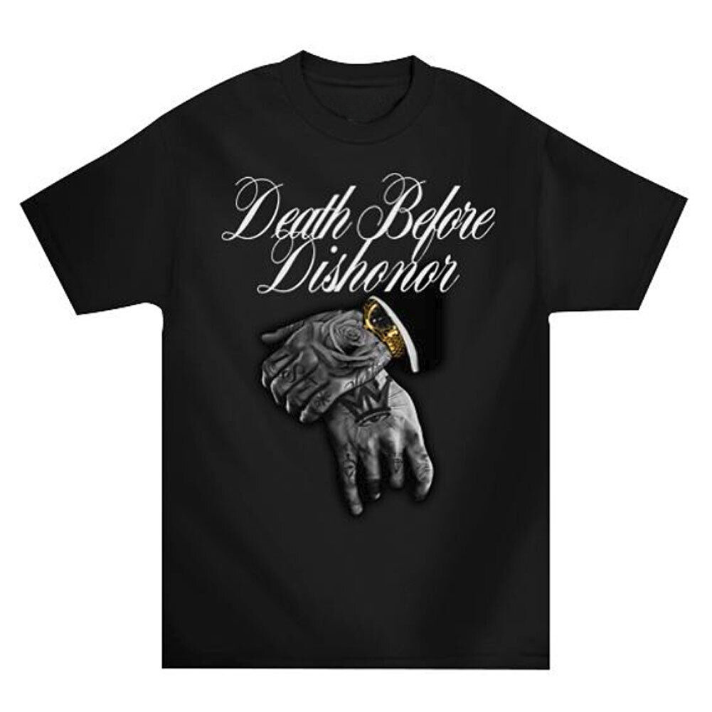 

Men's Death B4 Dishonor Short Sleeve T Shirt Black Hiphop Crew T Shirt Cl... Mens Death B4 Dishonor Short Sleeve T-shirt Black