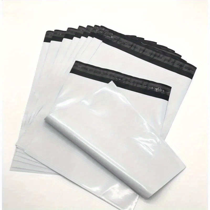 

/20pcs White Courier Bags: Clothing Packaging Bags, Waterproof Plastic Bags, Mail Bags, Shipping Bags - Suitable For Office Use