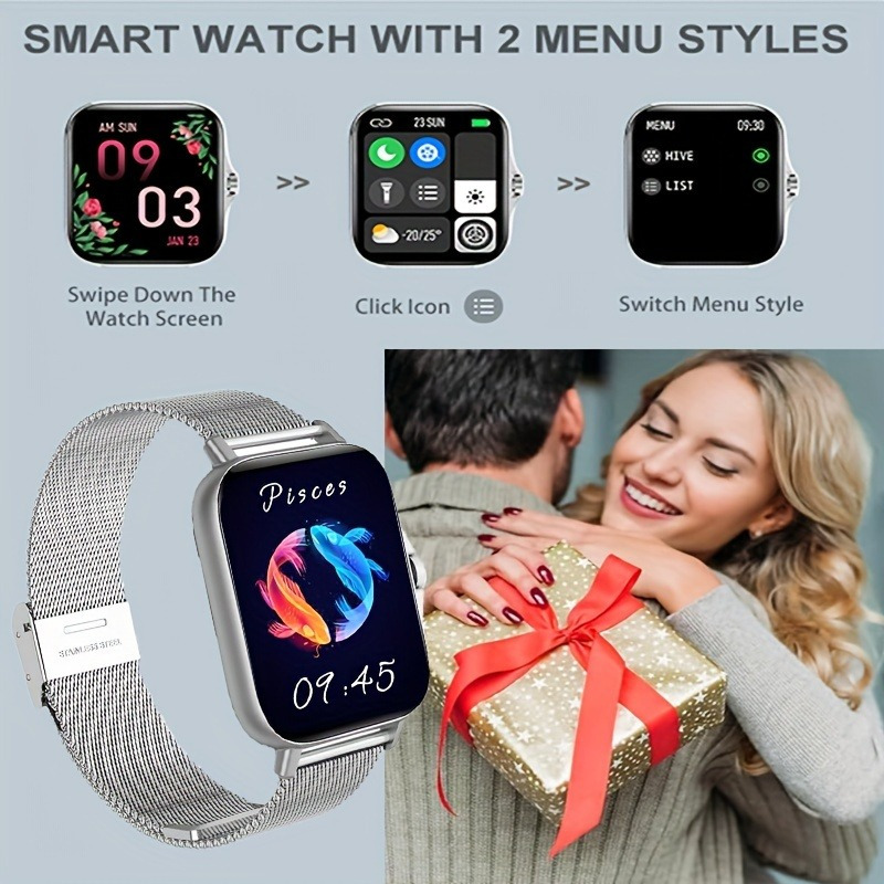 reloj inteligente mujer compatible iphone Temu