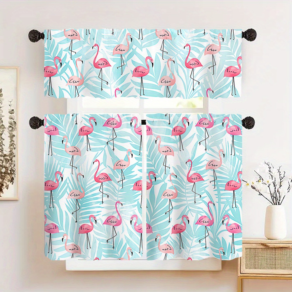 

1pc/2pcs Printed Curtain, Polyester Printed , - Rod Decor Curtain, Suitable For , , , Bathroom, , , Etc., Decoration,