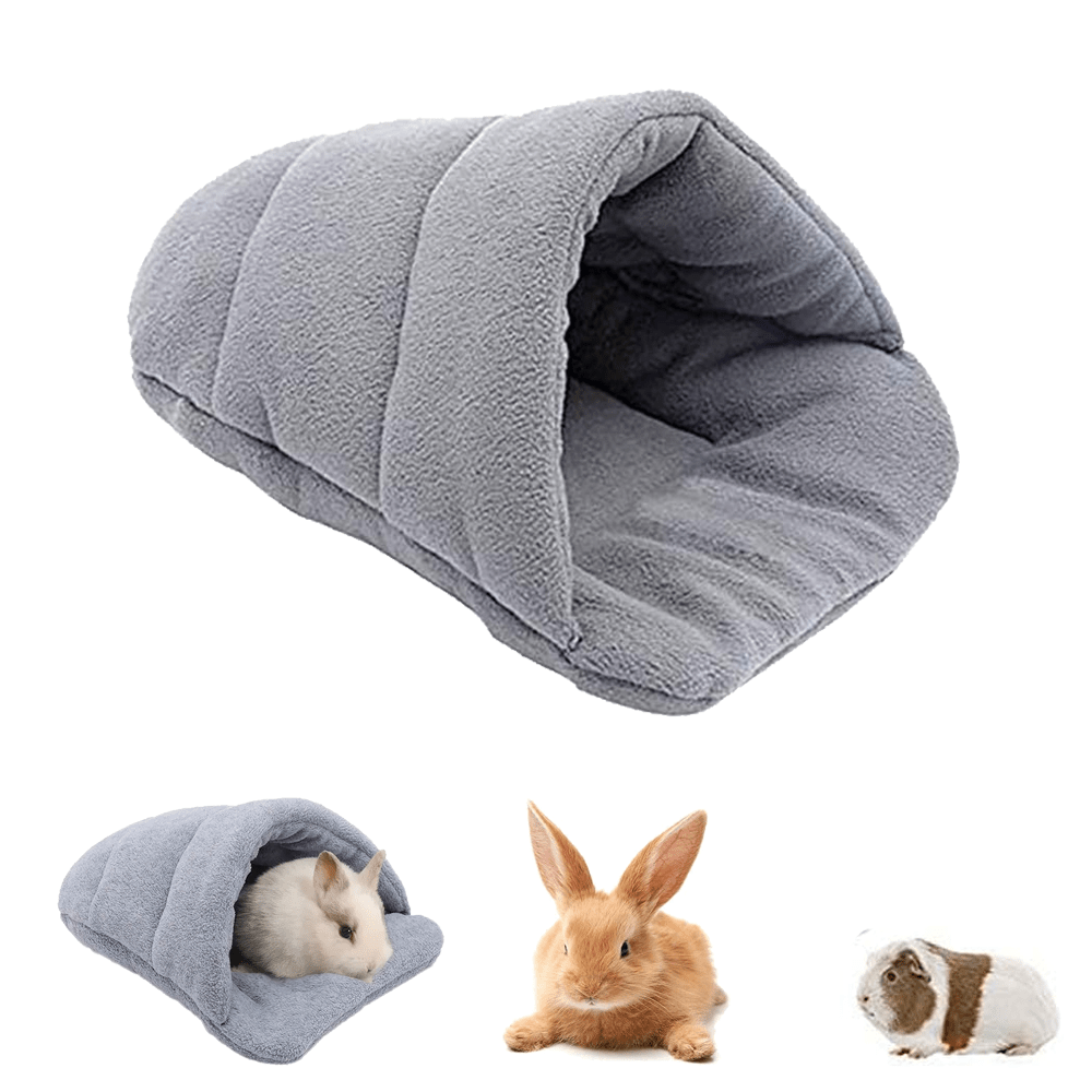 

1pc Polyester Small Pet Nest For Rabbits - Cozy, Warm Plush Pet Sleeping Mat, Comfortable Mini Animal Bed For Little Cats, Hamsters, Guinea Pigs, And Mice