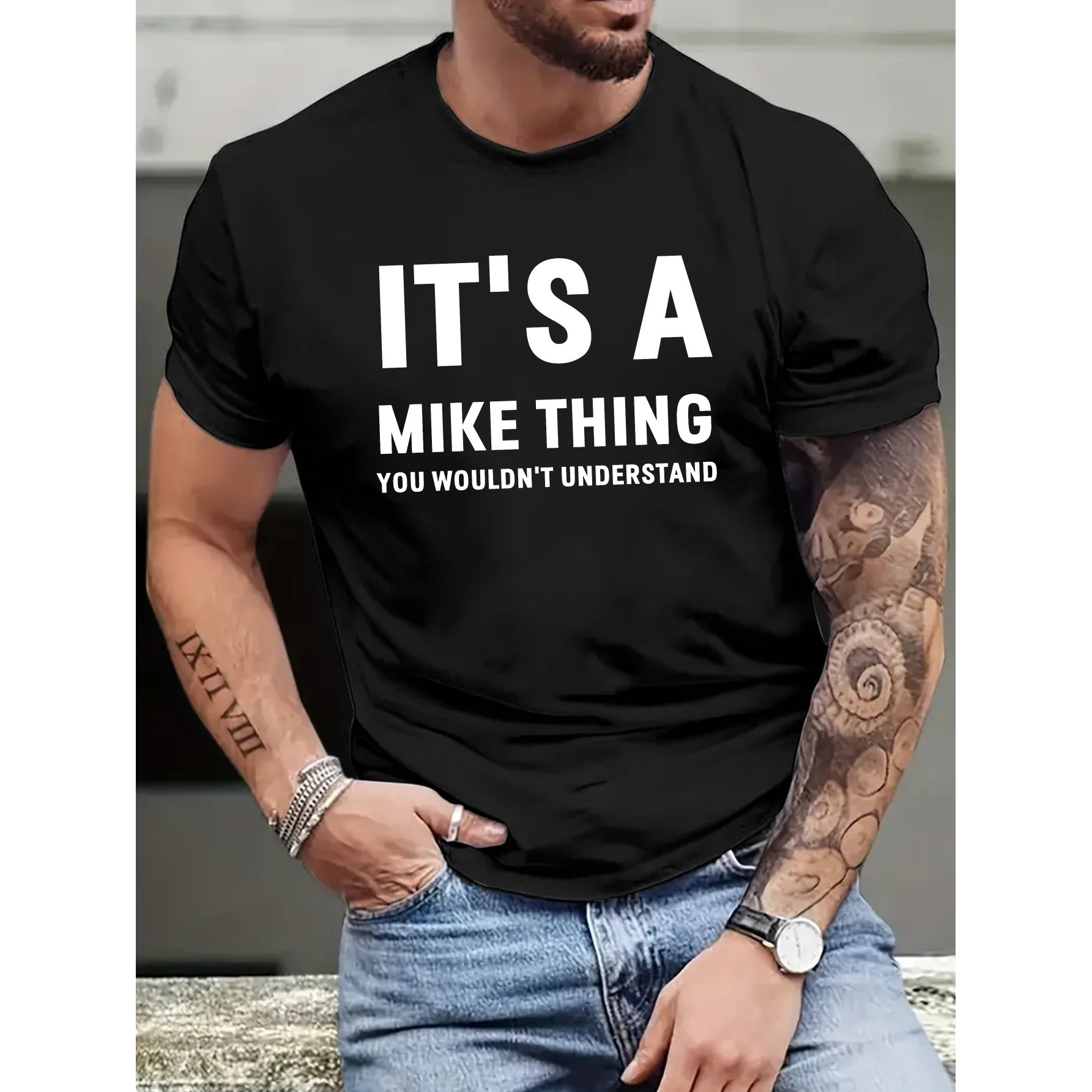 

It S A Mike Thing Men's Short-sleeved T-shirt Summer T-shirt Top