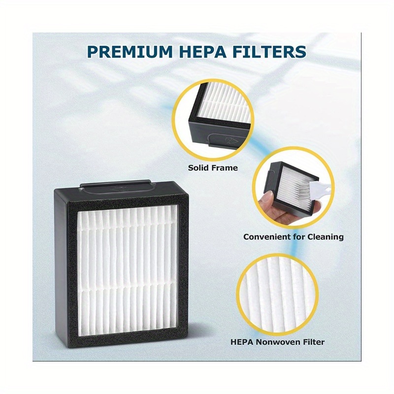 10pcs hepa filters for irobot vacuums compatible with e5 e6 e7 i1 i3 i4 i5 i6 i7 i8 j7 models not for j7 enhances air quality performance details 2