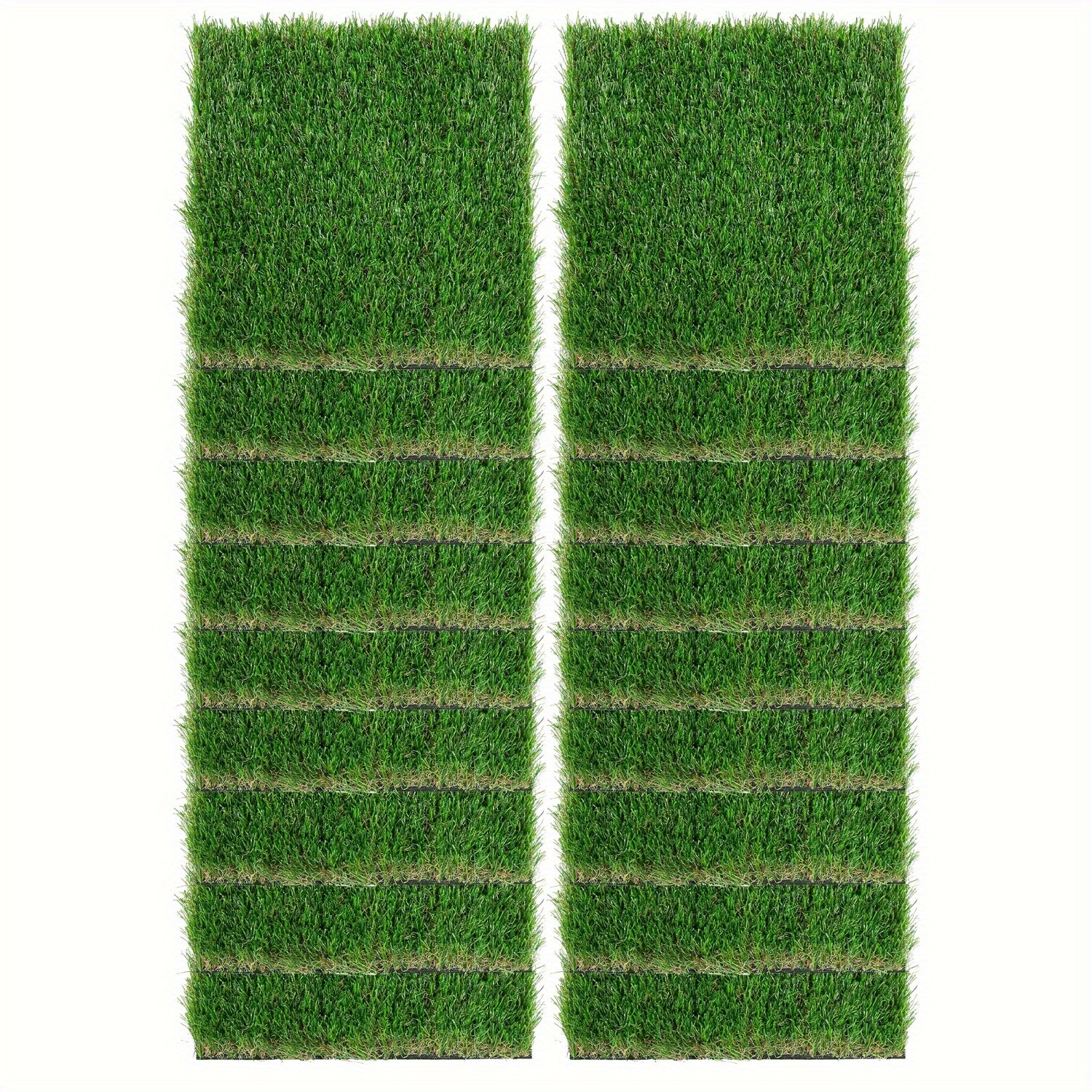 

Sharkwoods 18 Pack Artificial Grass Tiles Interlocking Turf Deck Set, Synthetic Fake Grass Self-draining Mat Flooring Decor Pad For Indoor Outdoor Dog Pet