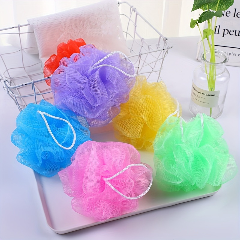 

10pcs Exfoliating Loofah Sponges - Foam Bath & Shower Scrubbers For Face And Body, Ideal For Home