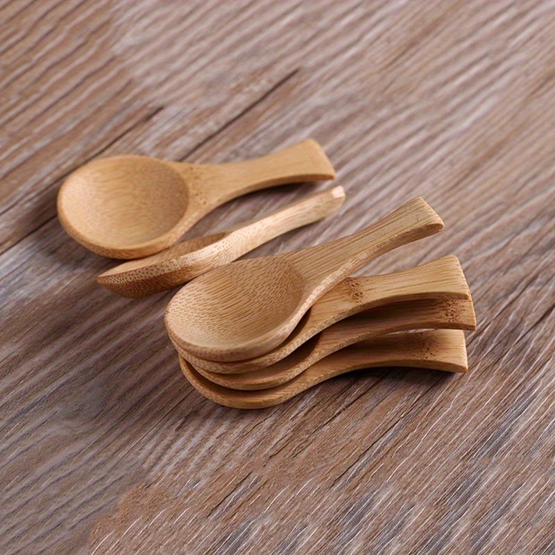 TEMU 5/ 10pcs, Spoon Set - Perfect For Soup, Stirring, Spices, Milk, Coffee, And Tea - Kitchen Supplies And Tools
