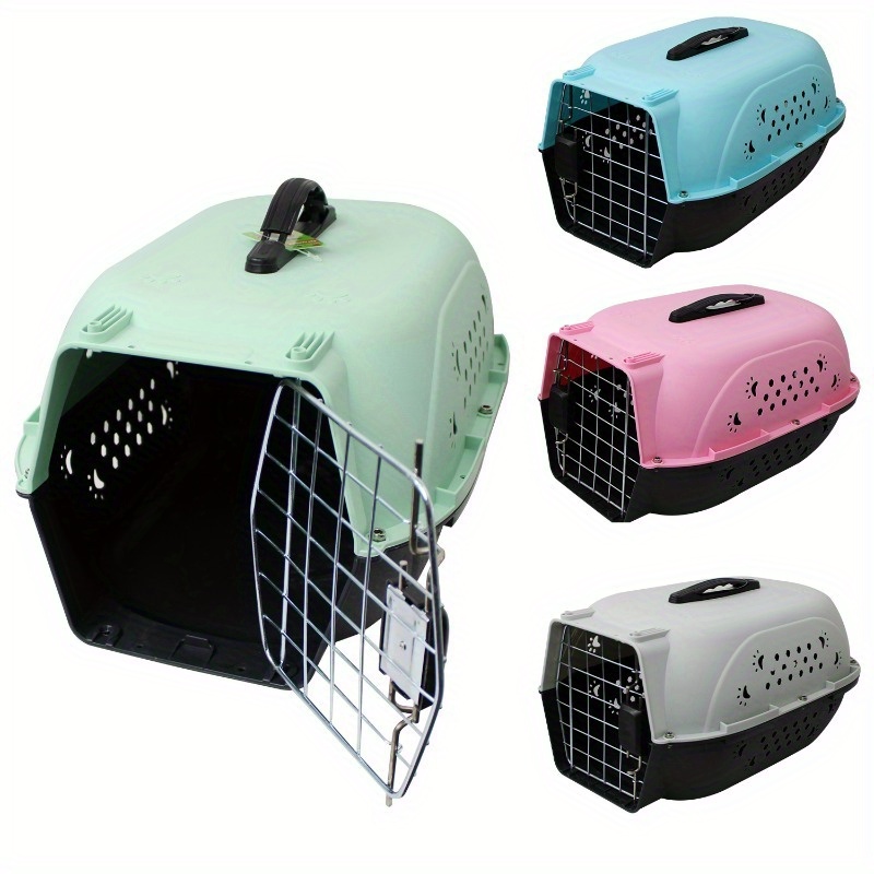 

Macaroon 4 Colors Cat And Dog Travel Carrier, Breathable Outing Cage, Cats& Dogs Carrier