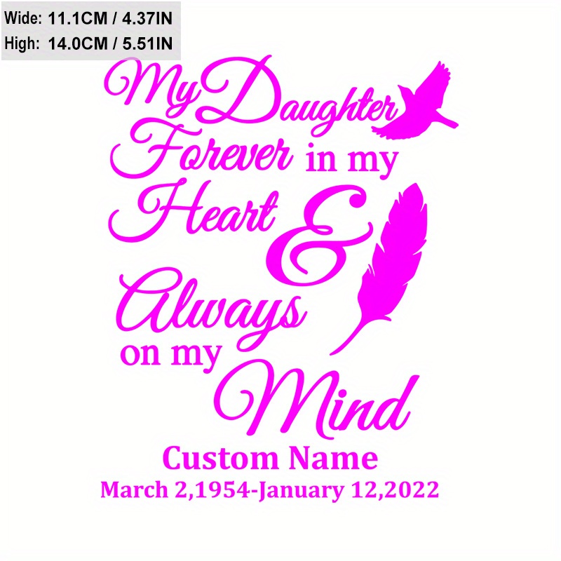 

'my In ' Decal - Personalized For , ,