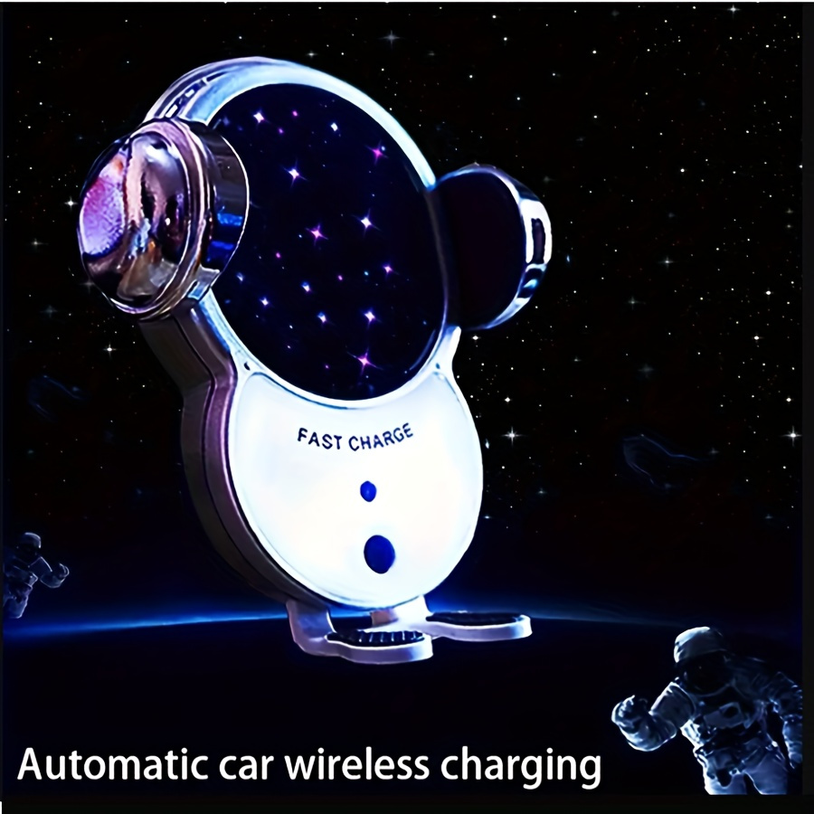 

Wireless Car Charger, 15w Charging Clamping Car Charger Phone Holder Phone Holder For Iphone 15, 14, 13, 12, 11 Xs, Samsung S24, , S23, S22, S21, S20, And S10