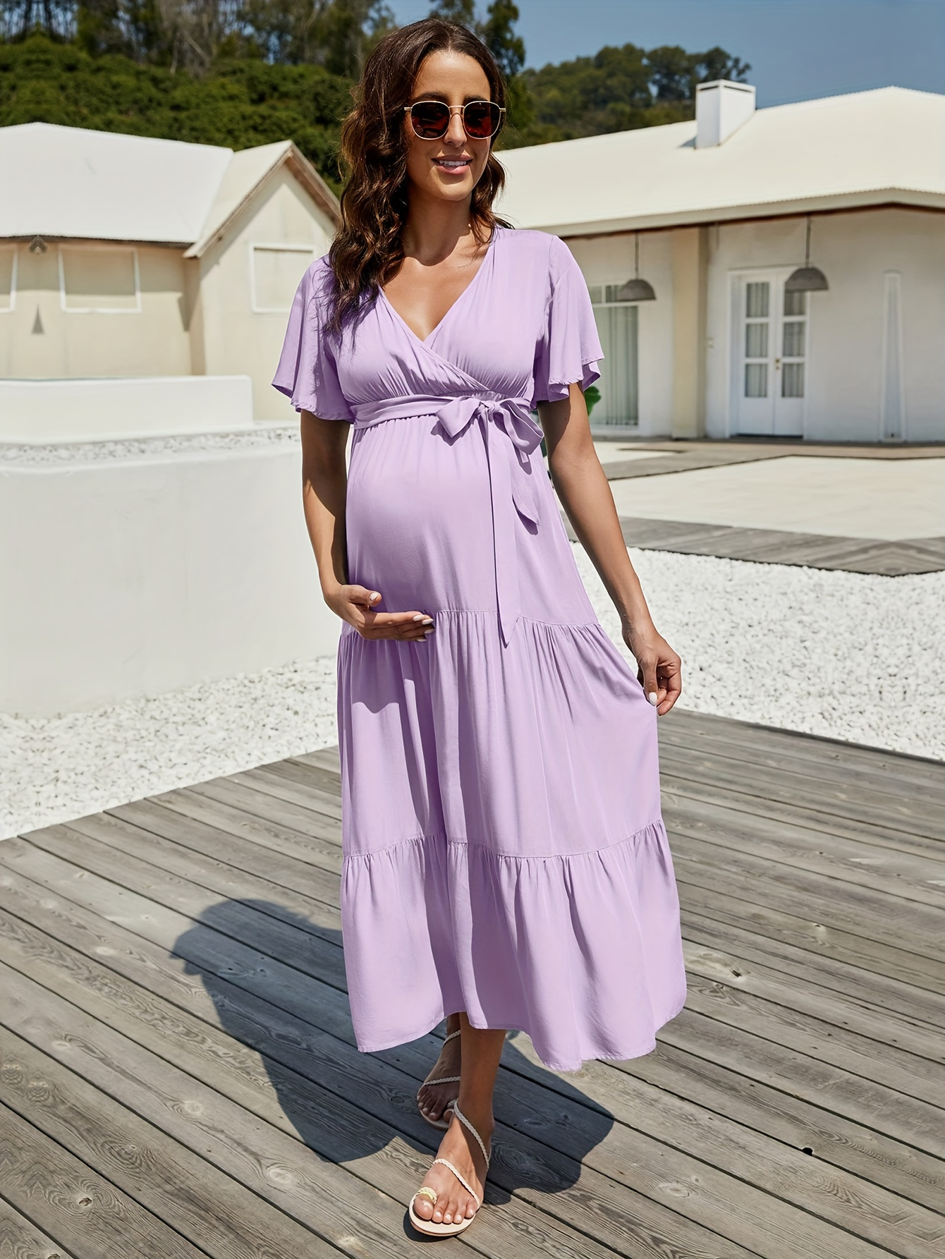 loft purple dress In Wear Women's Purple Dress (Size L) – Loft 68 Vintage main image 0