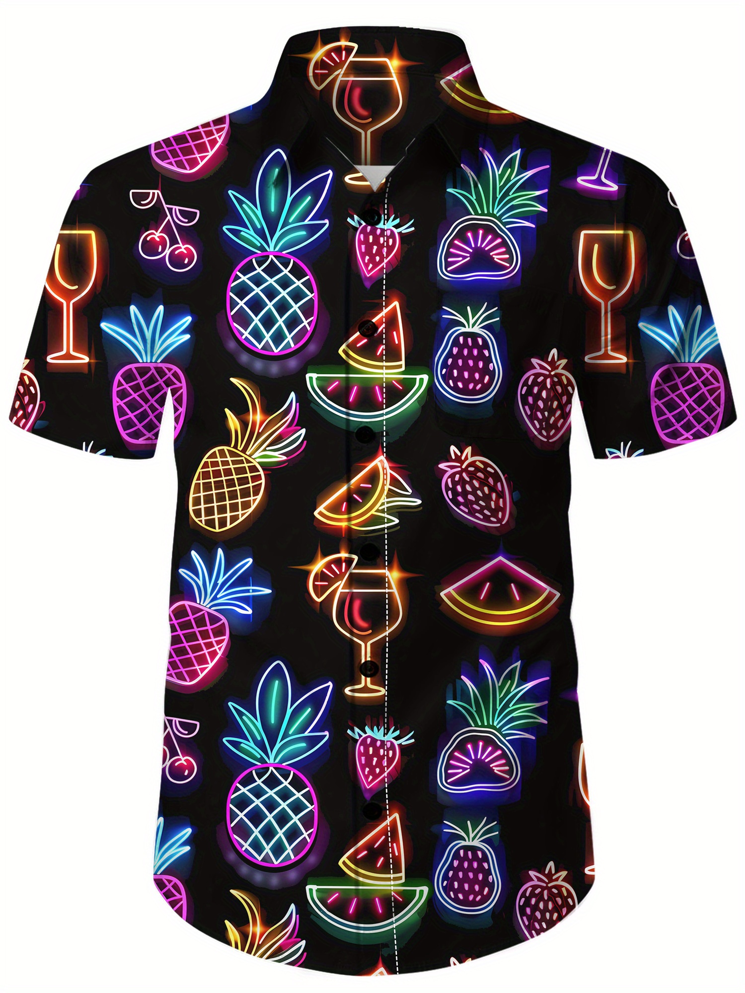 chemises fluo hommes vêtements fluo chemise rave ensemble Temu