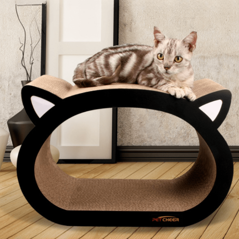 

Extra-large Cat Scratcher With Corrugated Cardboard - , Claw-sharpening Toy For Cats, Cat Head, Cat Toys