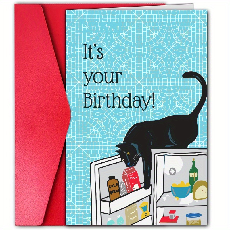 Happy Birthday Card Friend Funny Cartoon Birthday Card - Temu