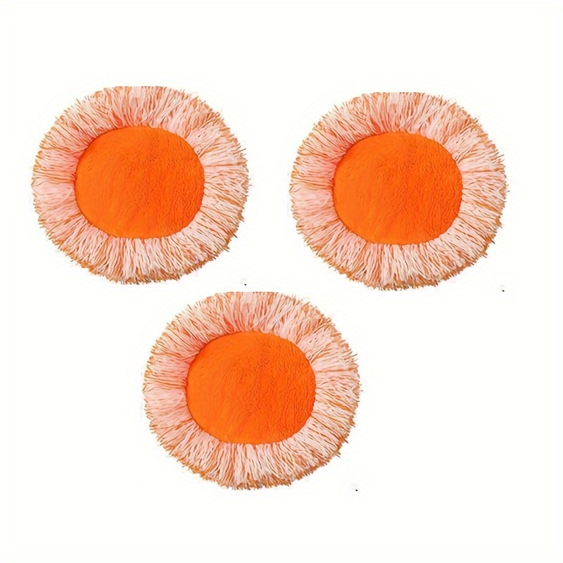 

3pcs Sunflower Microfiber Mop Replacement Heads - , Washable & Versatile For Dry/wet Cleaning - Hardwood, Tile & Laminate Floors