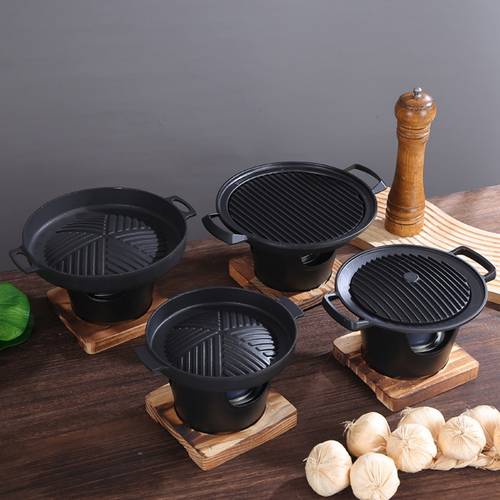 one person barbecue grill household outdoor mini barbecue stove carbon barbecue plate