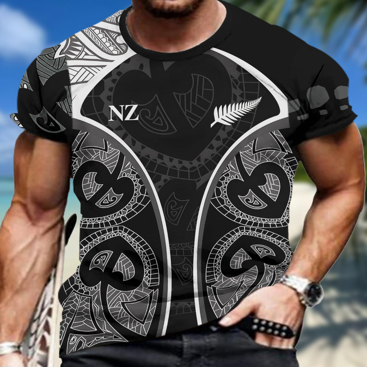 

Novelty 3d Love Heart Pattern Print Pattern Alphabet Print Men's Crew Neck Short Sleeve T-shirt, Casual Summer T-shirt For Daily Wear And Vacation Resorts