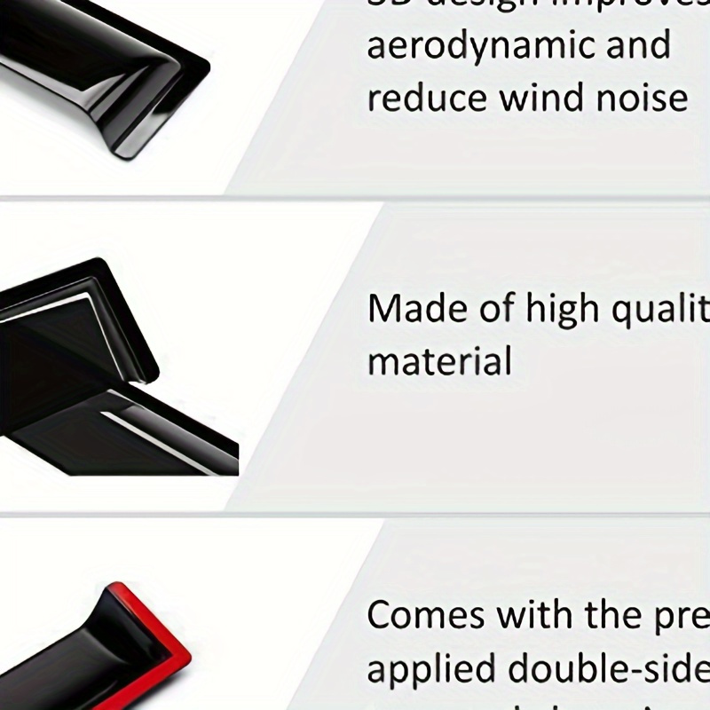 2024 Toyota Camry Side Window Deflectors, Visors, & Rain