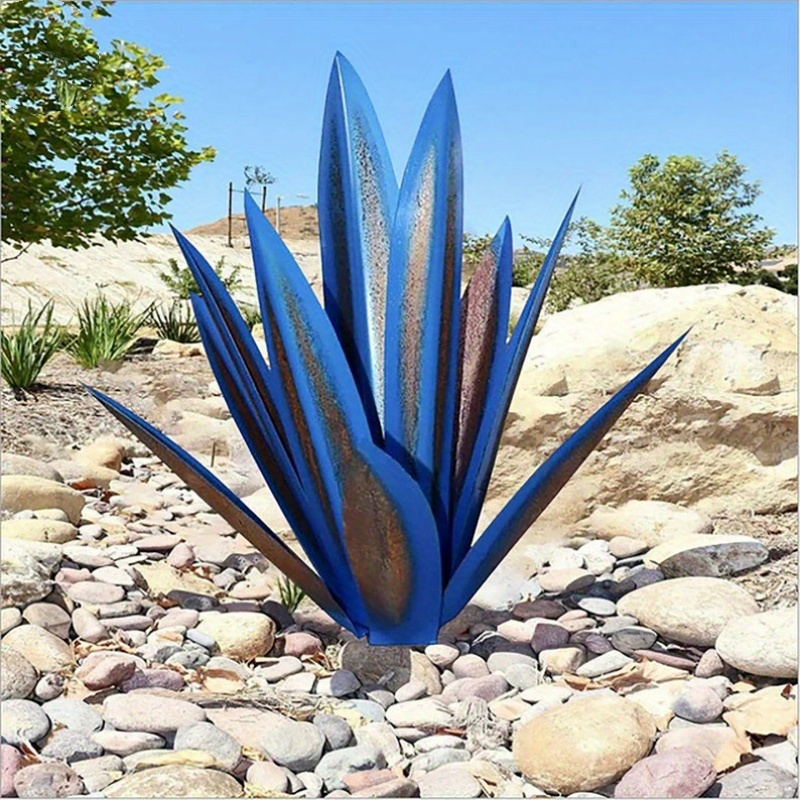 

Metal Statue, Simulated Flower, Iron Decoration, Metal Simulated Agave, Agave Statue, Garden Landscape Decoration, Art , Suitable For Garden, Lawn, And Decoration