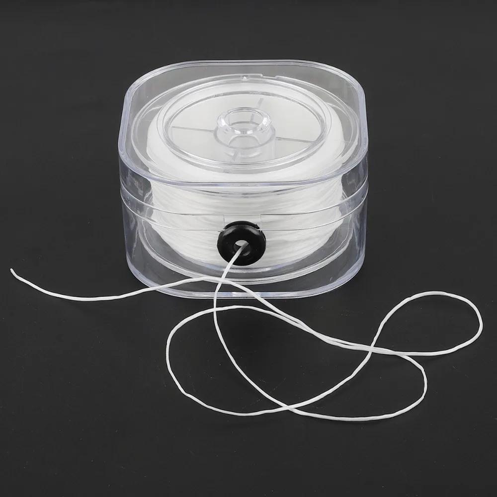 

Elastic Polyester Beading Thread Cord Set With Storage Box - Transparent Clear Stretchy String For Diy Jewelry Making, Beading Tools - Includes Sizes 0.2mm/0.6mm/0.8mm/1.0mm