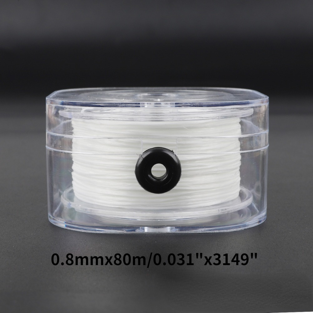 Image of Beading Stretch Elastic Thread Cord With Box Transparent Clear Round Beading Wire/cord/string Dia 0.2/0.6/0.8/1.0mm