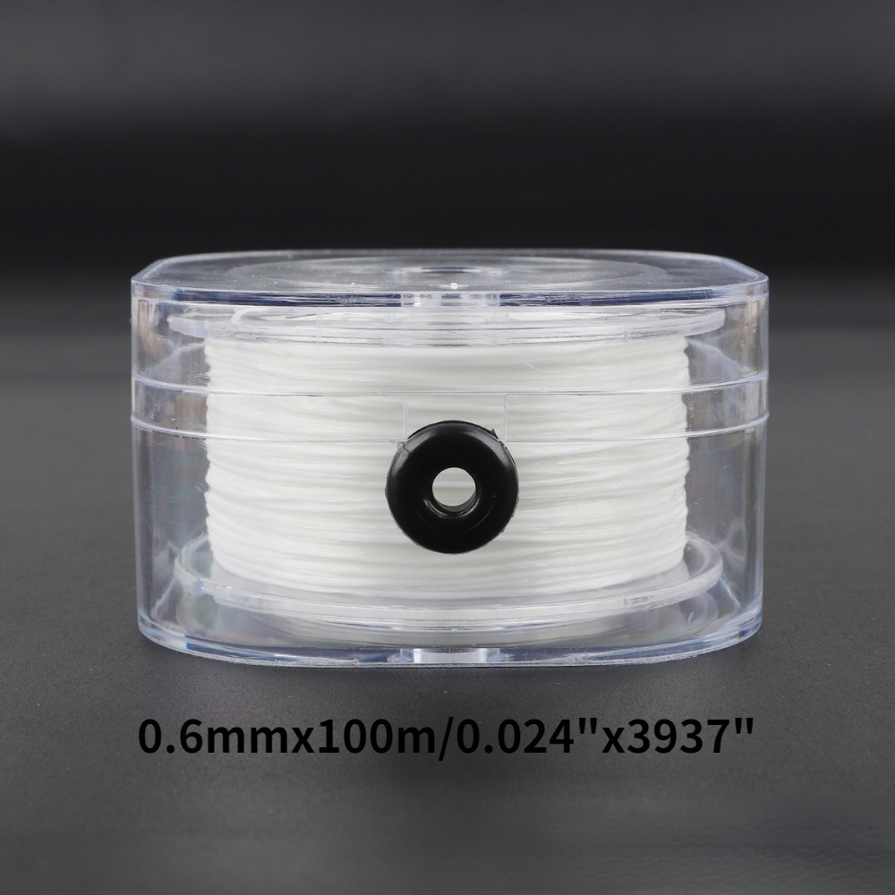 Image of Beading Stretch Elastic Thread Cord With Box Transparent Clear Round Beading Wire/cord/string Dia 0.2/0.6/0.8/1.0mm