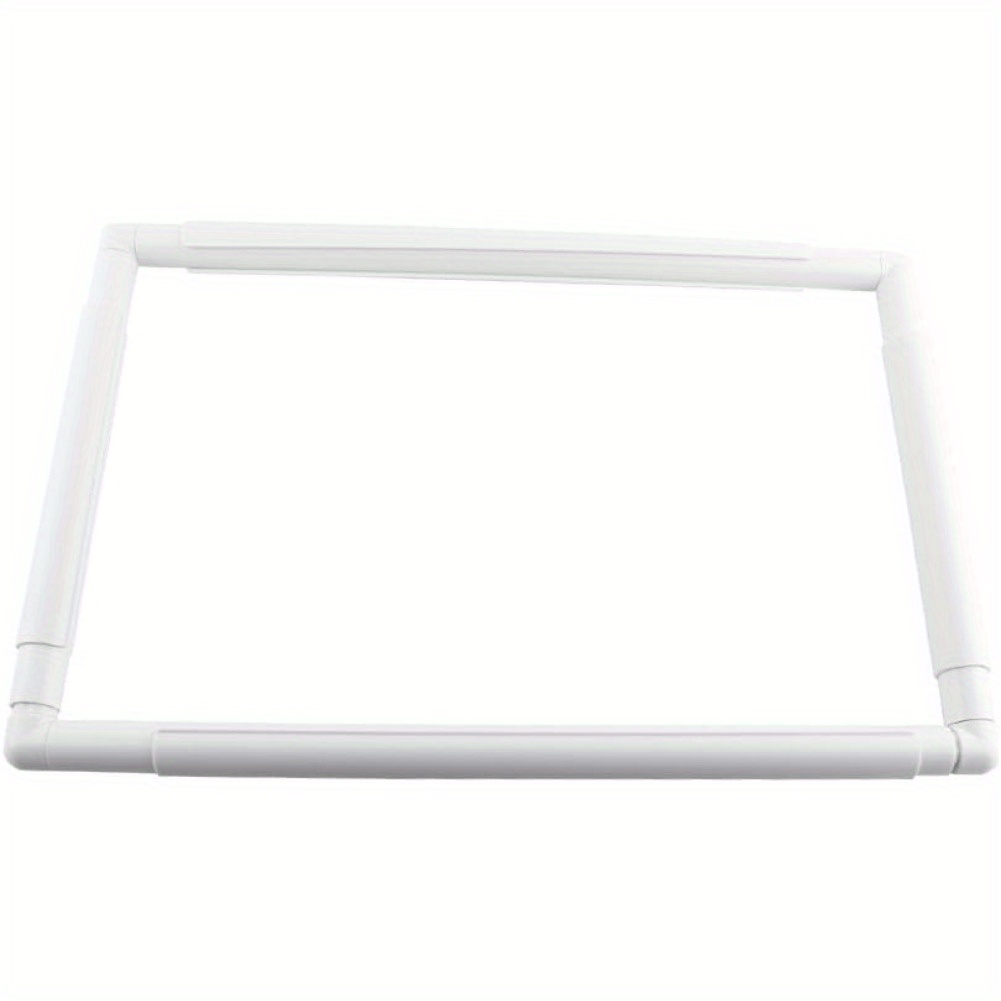 

Q Snap Frame Stitch Q Snap Frame White Polypropylene Plastic Clip Frame For Embroidery Stitch Quilting Needlepoint Diy Tool (20.3*20.3cm) (43.1*27.9cm)