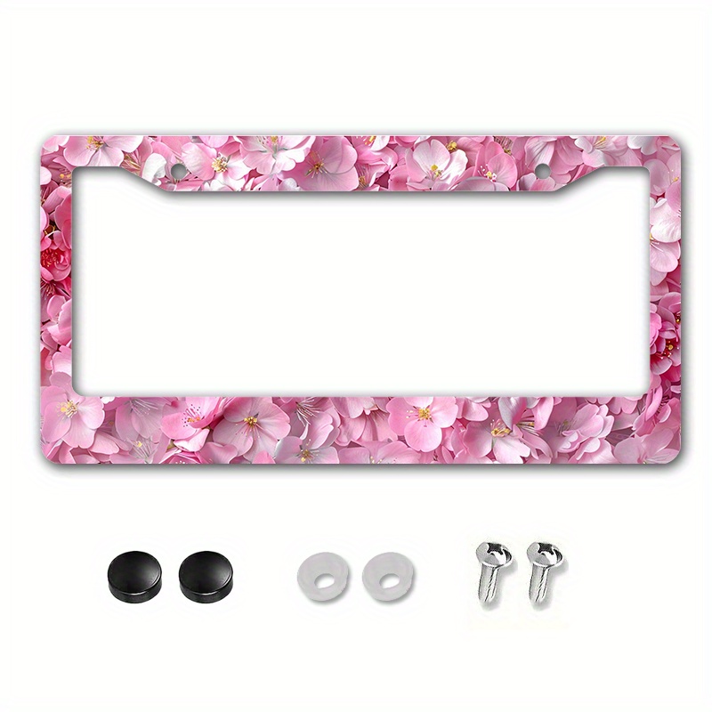 

1pc 6.3x12.2inch(16x31cm) Metal Frame Frame Car Decorative