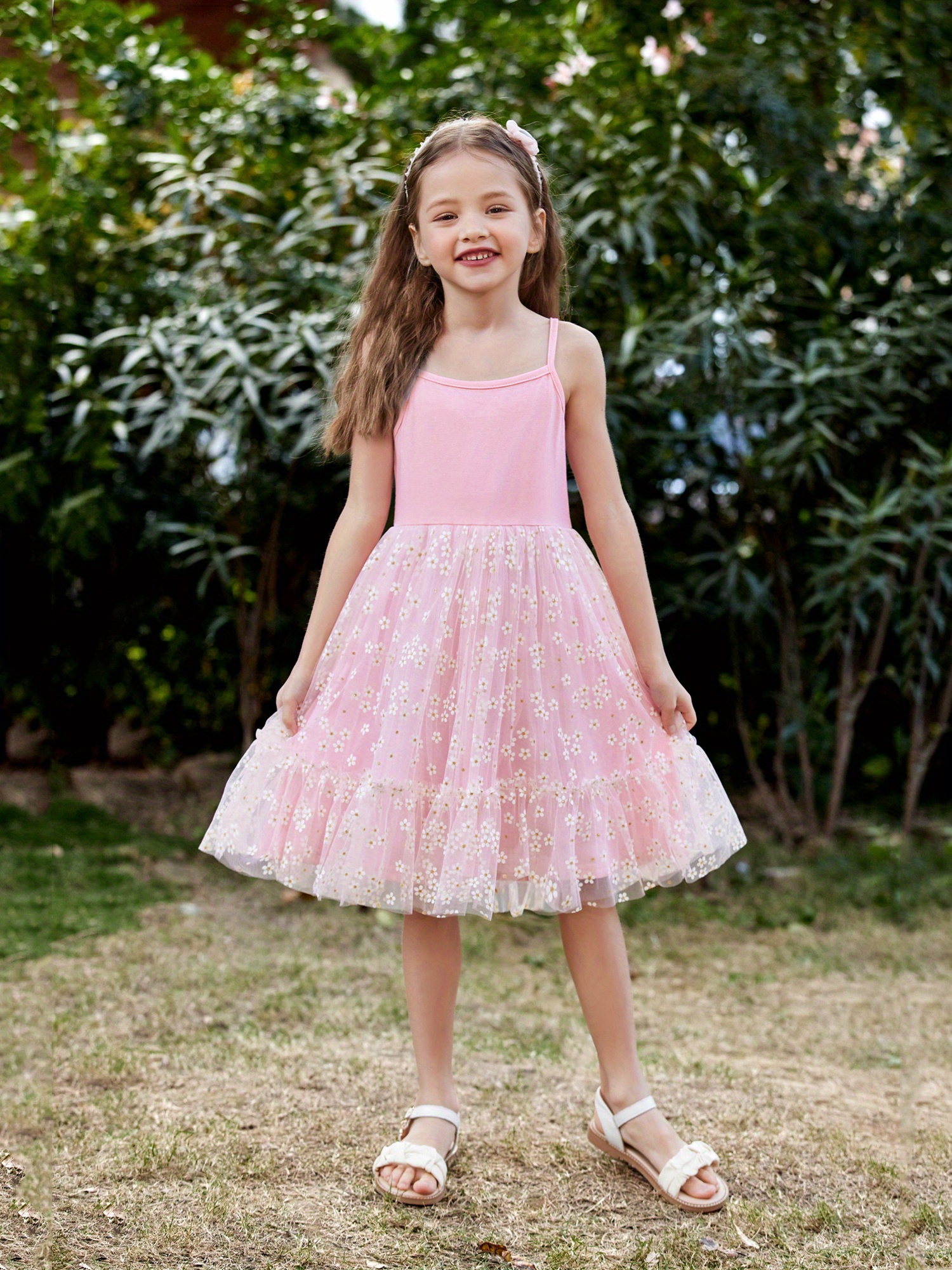 open lace back dress Baby/Kids Girls Lush Birthday Party Dresses main image 1