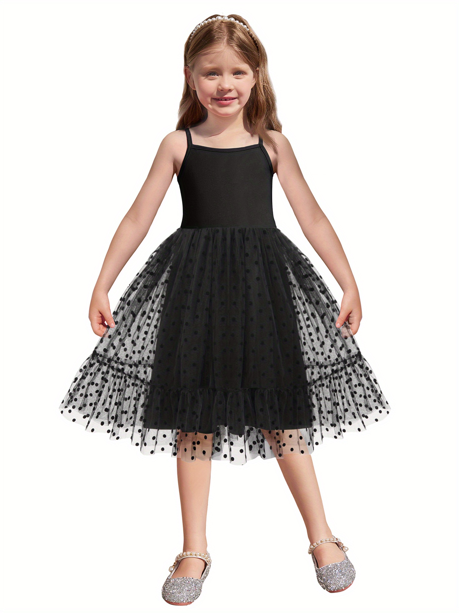 black dress with tutu DOLLY ROMANTIC BALLET TUTU DRESS black main image 0