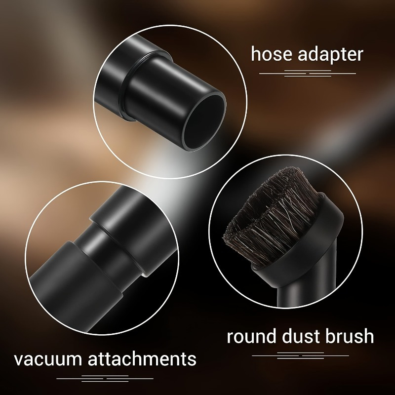 4 piece soft bristle vacuum brush set dustproof high   cleaning universal adapter 32   details 3