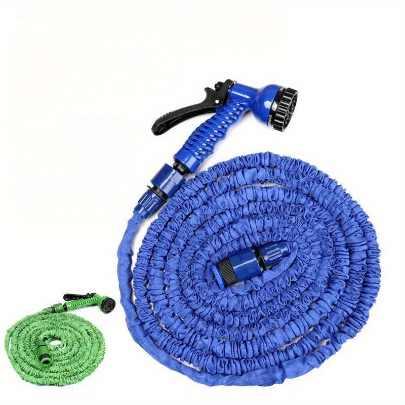 

Expandable Garden Hose With Sprinkler Head 1 Set, Flexible Water Hose With High-pressure Spray For Home And Garden Use - Durable Plastic Material