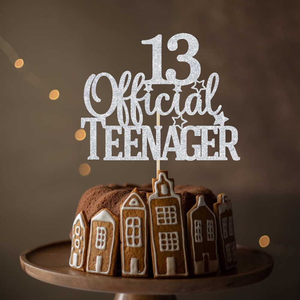 Tortenaufsatz Zum 13. Geburtstag – „Jetzt Bin Ich Teenager!“