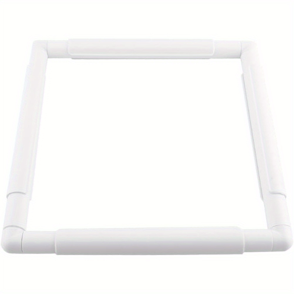 

Q Snap Frame Stitch Q Snap Frame White Polypropylene Plastic Clip Frame For Embroidery Stitch Quilting Needlepoint Diy Tool (20.3*20.3cm) (27.9*27.9cm)