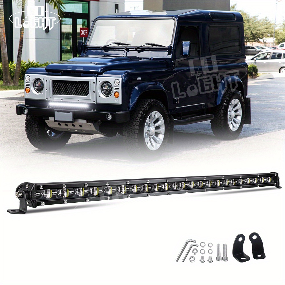 Colight Led Light Bar Inch Slim Single Row Driving Combo Temu