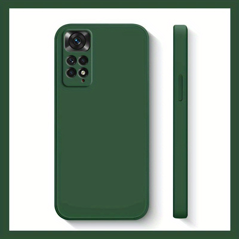Coque Silicone Redmi Note 13 5G - Modèle EASSGU - TPU Souple Vert Matcha - Protection Contre Chocs Et Rayures