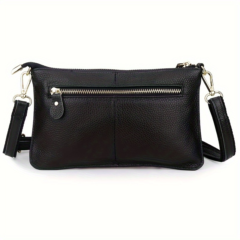 

Fashion Simple Crossbody Bag For Women - Genuine Leather Shoulder Bag, Casual Handbag & Purse, Use, Shopping, Travel, And Work