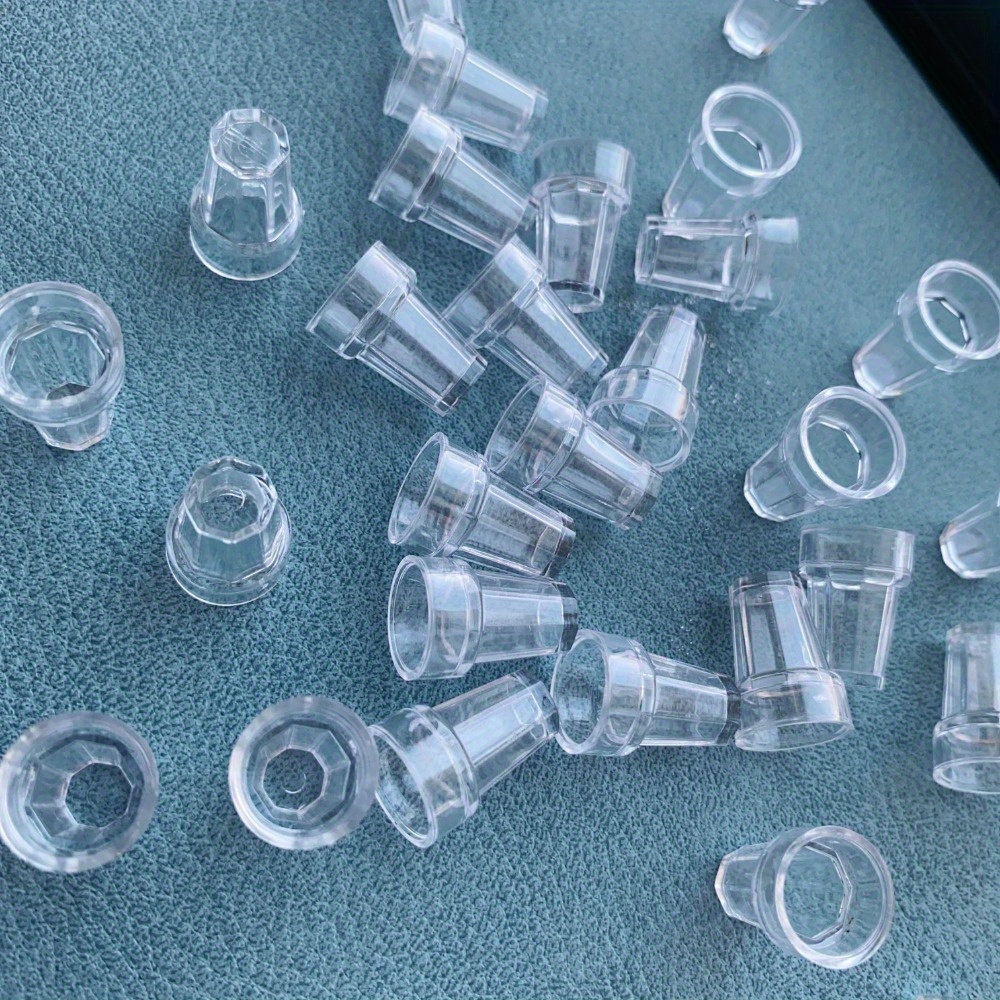 

Clear Mini Cups Set Of 20 - Ideal For Diy Jewelry Making: Perfect For Organizing And Displaying Small Beads And Charms