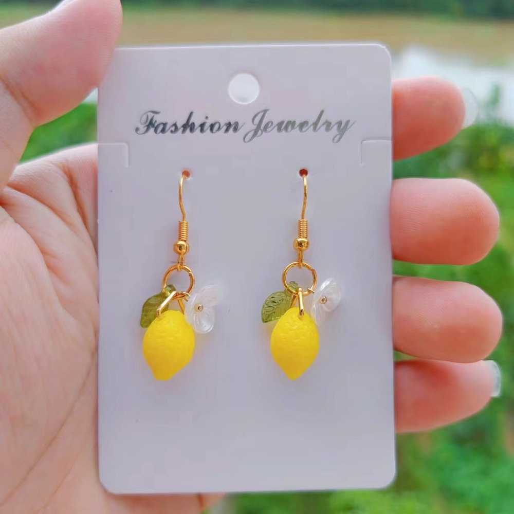 

Chic Lemon Drop Earrings - Copper, Elegant & Luxurious Design For Women | Perfect For Vacations, Gifts & Special Occasions