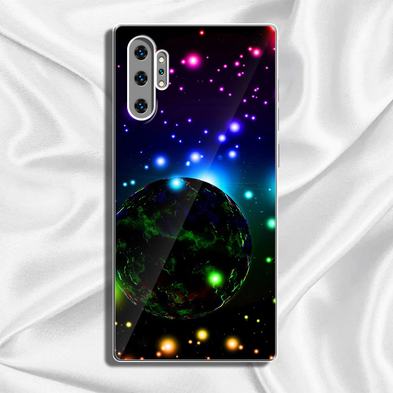 TEMU Stylish Phone Case With Glowing Sphere Pattern Compatible With For For Galaxy Note 20 Ultra 5g, Note 20 5g, Note 10+, Note 10 Lite, Note 10