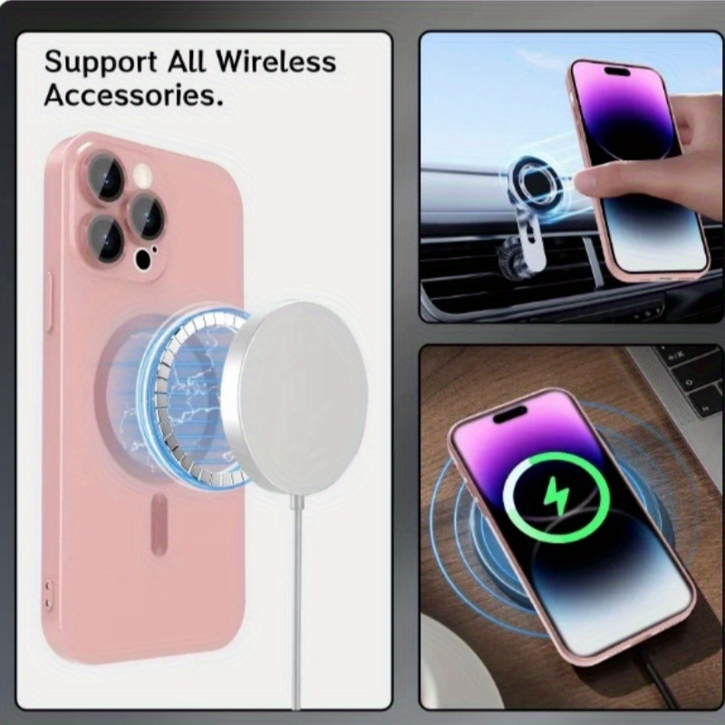 luxury wireless charge magsafe case iphone plus/8 plus Temu