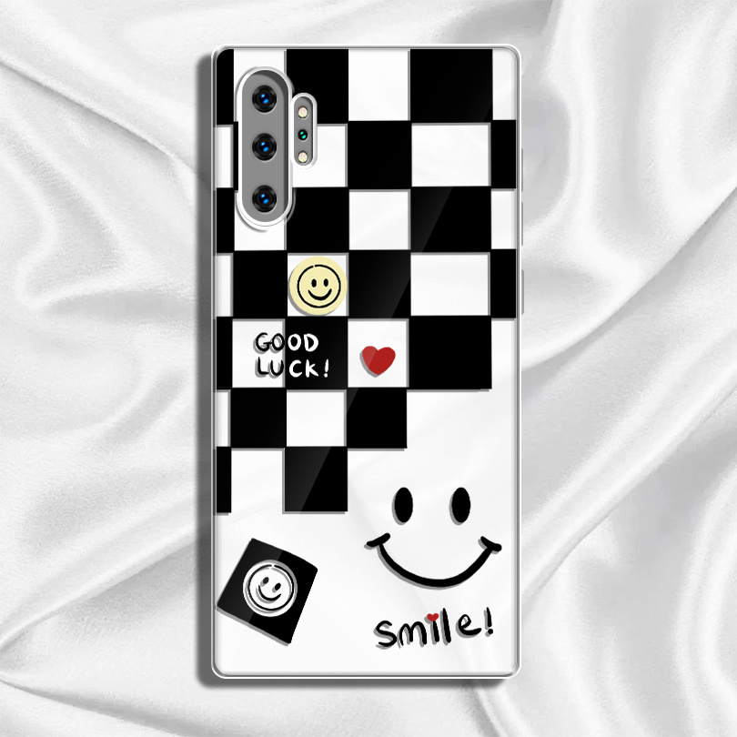 TEMU Happy Grid Fashion Pattern Phone Case Compatible With Galaxy Note 20 Ultra 5g, Note 20 5g, Note 10+, Note 10 Lite, Note 10, Note 9, Note 8 -