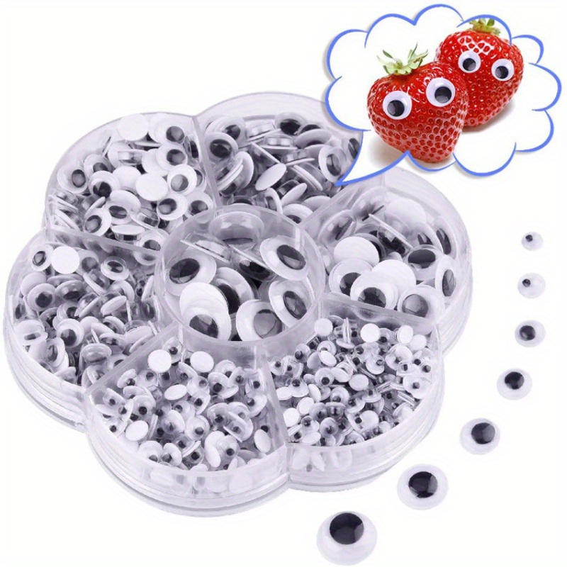 Temu TEMU 600 Pcs Self-adhesive Activity Eyes For Crafts And Decorations - Mixed Sizes, Black And White Plastic - Easy To Use, Fun And Creative! sold by Temu Affiliate Program