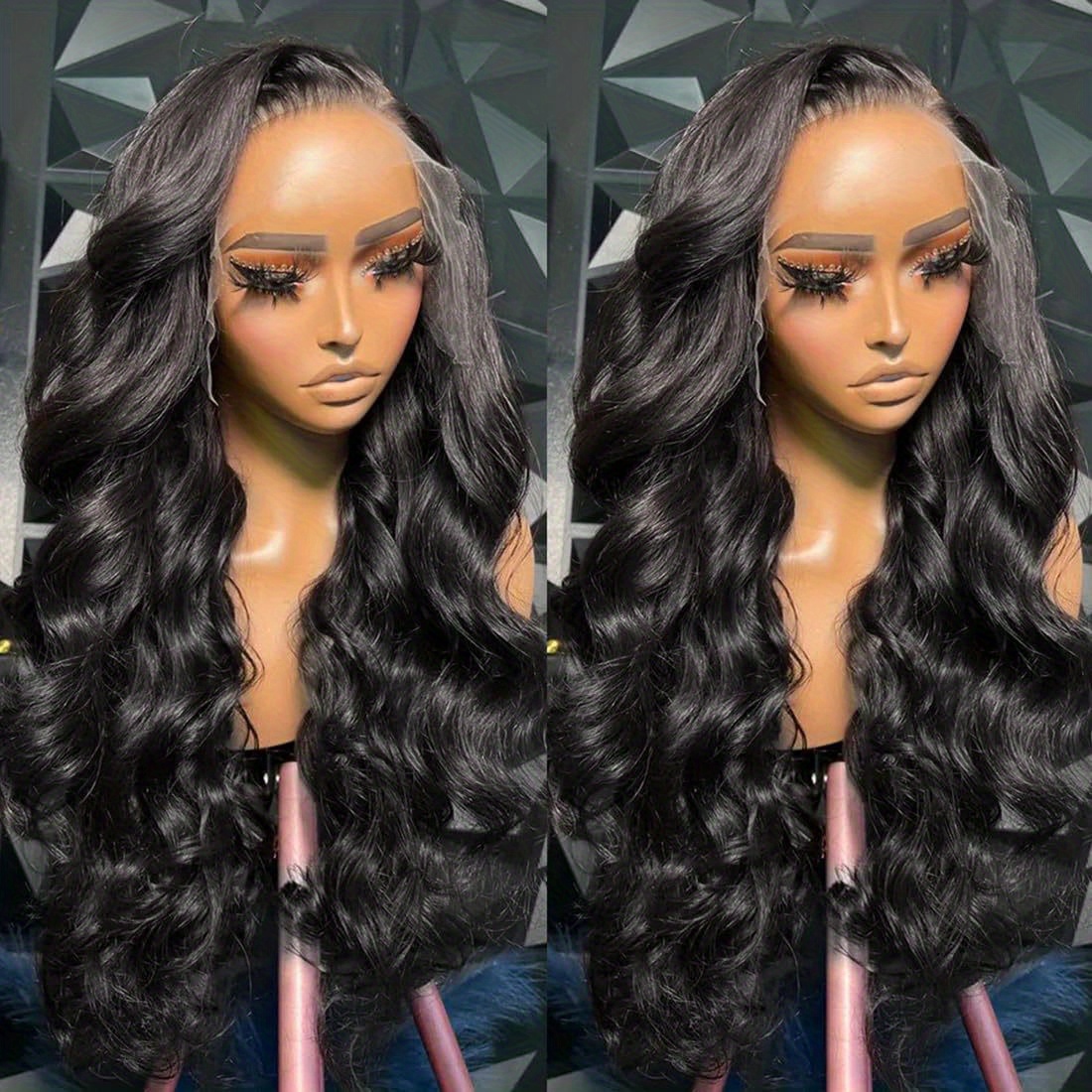 Body Wave Lace Front Wig 200% Density Human Hair 13x4 HD Lace Glueless NatureMAX™ 200% / 250% Density Loose Wave Glueless 13x6 HD  main image 3