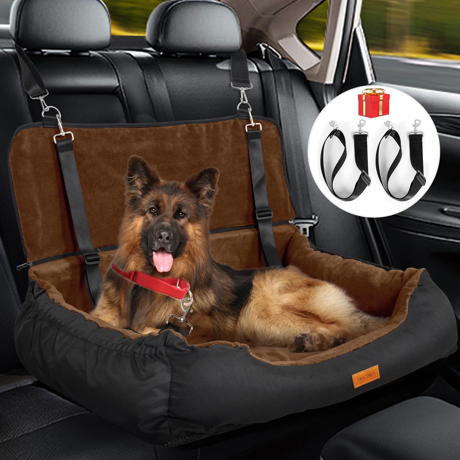 

Dog Car Removable Cleaning Fleece Pet Suitable For Small And Car Car Bed