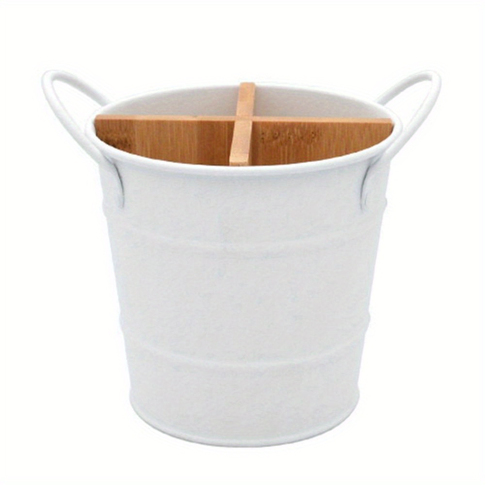 Kitchen Cutlery Organizer Knife Stand Storage Holder Separate Spoon Fork Chopstick Kitchenware Cooking Tool Bucket